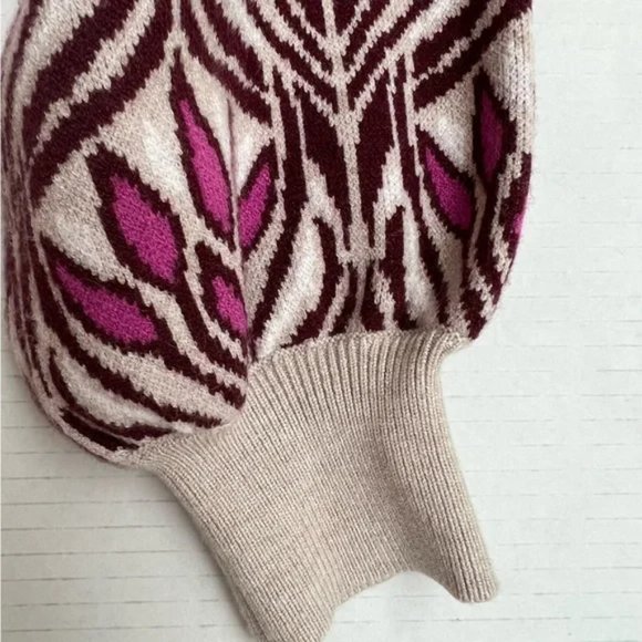 NWOT By Anthropologie The Beatriz Mock-Neck Sweater, size XXS (or XS) - Picture 7 of 8